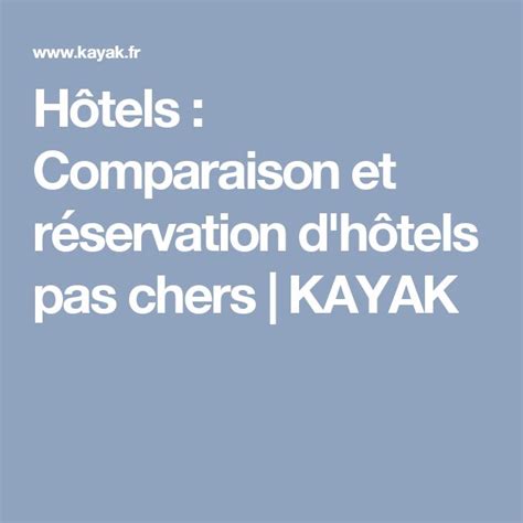 Hôtel pas cher : comparaison & réservation d’hôtels